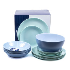 Luminarc Diwali Light Turquoise&Blue Сервиз столовый 19 пр. - P4359