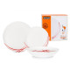 Arcopal Domitille Rouge  Столовый сервиз 18 пр. * P3363
