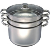 BOHMANN Пароварка 3х ярусная 18 см.BH3213
