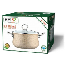PETERHOF Кастрюя эмаль 3,9л. RZ 403 YELLOW