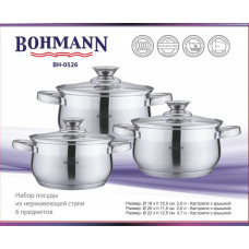 BOHMANN Набор посуды 6 предметов - BH 0526