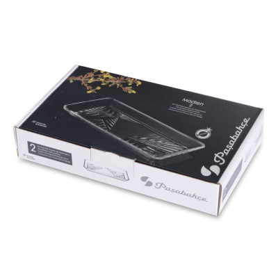 Блюдо кришталеве набір 2 штуки Madlen Crystallin Pasabahce - 68153