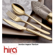 HIRA EGE GOLD  Вилка столовая 3mm 18/10 - EG002