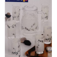 Luminarc Ming Black Набір/вода(глеч1.6л.склян27