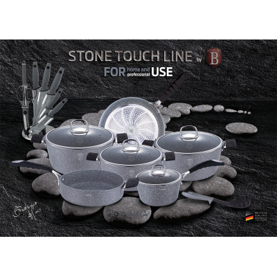 BerlingerHaus Stone Набор посуды  10 предметов  BH-1170