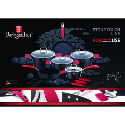 BerlingerHaus Stone Набор посуды 15 предметов  BH-1172