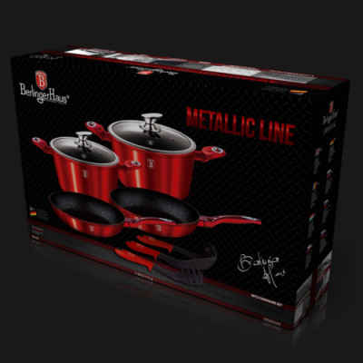 BerlingerHaus Metallic Набор посуды 9 предметов  BH-1228