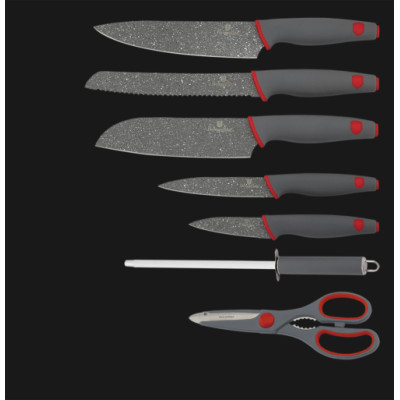 BerlingerHaus Stone Набор ножей кухонных 8 прд.  BH-2120