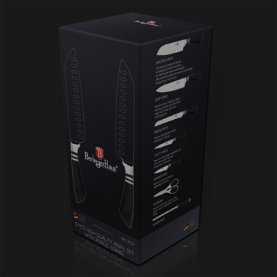 BerlingerHaus Infinity Набор ножей кухонных 8 прд.  BH-2134