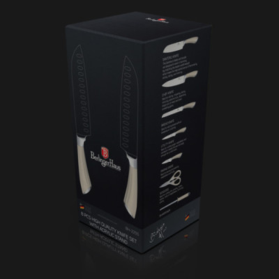 BerlingerHaus Infinity Набор ножей кухонных 8 прд.  BH-2255