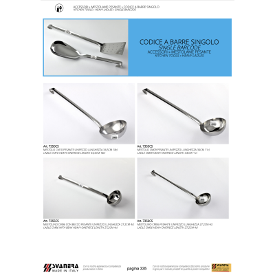 Ложка гарнірна професійна 28см. HoReCa Svanera Accessori - SV7383CS