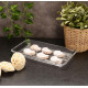 Блюдо тортівниця 28Х17 см. Madlen Crystallin Pasabahce - 68693