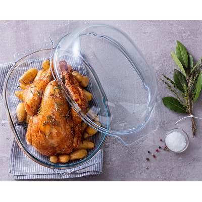 Pyrex Форма для курицы 5.1л. жаропрочная - 136А000