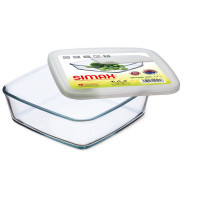 SIMAX Форма с крышкой жаропрочная 210х210х65мм. s7466/D