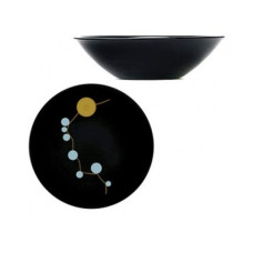 LUMINARC SEQUINS Black Салатник средний 165 мм E8069