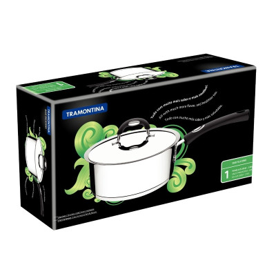 TRAMONTINA DUO SILICONE Кастрюля с крышкой 20см. 2,9л. 62483/200