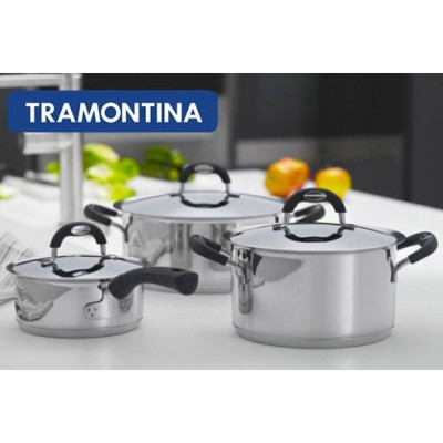 TRAMONTINA DUO SILICONE Ковш с метал. крыш. 2,2л. 62487/160