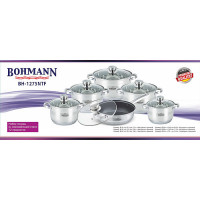 BOHMANN Набор посуды 12pcs.cookware  BH1275 NTF
