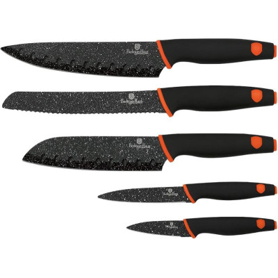 Berlingerhaus Diamond Granit Набор кухонных ножей 5 пред. BH-2305