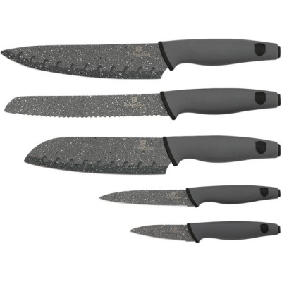 Berlingerhaus Diamond Granit Набор кухонных ножей 5 пред. BH-2306