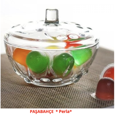 Цукорниця 500 мл. з кришкою 14см. PERLA Pasabahce - 97236