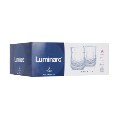 Склянка віскі набір 6Х270 мл.  Brighton Luminarc - N1285