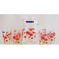 Luminarc Country Flower Набор для напитков 7 пр. G1959