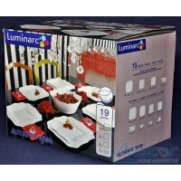 Luminarc Authentic White Сервиз столовый 19пр. - E6197