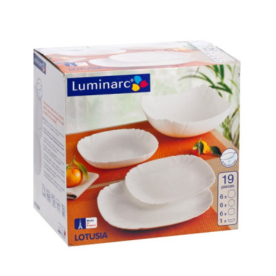 Luminarc Lotusia Сервиз столовый 19предметов - H1792