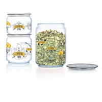 LUMINARC CLUB COOKING TIME Банка для продуктов набор 3 х0.5, 0.75,1 л. - P8454
