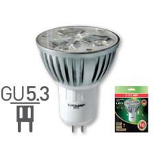 EUROLAMP Лампа LED точечная MR16 4.8W GU5.3 6500K/LED-HP-GU5.3/65 - 140413\6