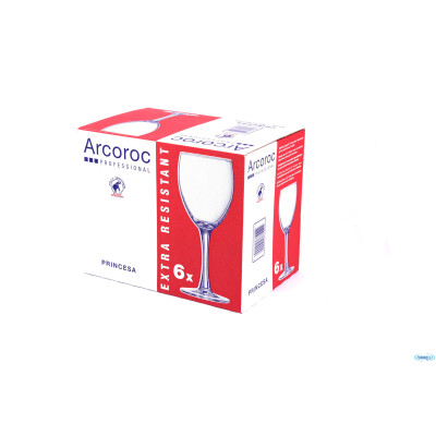 Келихи для вина набір 6 штук 230 мл.Princesa Arcoroc Luminarc J4160