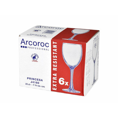 Келихи для вина набір 6 штук 230 мл.Princesa Arcoroc Luminarc J4160