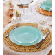 Luminarc Ammonite Turquoise & White сервиз столовый 19 пр - Р9909