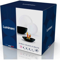 Luminarc Diwali Black & White Сервиз столовый 19 пр. - Р4360