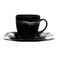 Luminarc Authentic Silver Black Сервиз чайн.H8407
