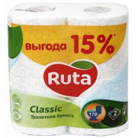 Папір туалетний 2х шаровий упаковка 4 рулони RUTA 5 - R74004