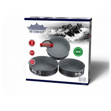 PETERHOF ECO GRANITE Формы для выпечки набор 3 предмета - PH25301