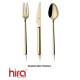HIRA CHUBUK  GOLD  Нож столовый 3mm 18/10 - CG004