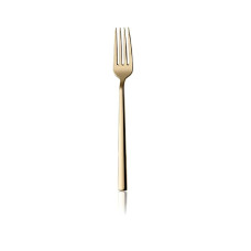 HIRA CHUBUK  GOLD  Вилка десертная 3mm 18/10 - CG006
