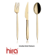 HIRA ISTANBUL GOLD  Ложка столовая 3mm 18/10 - IG001
