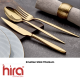 HIRA ISTANBUL GOLD  Ложка десертная 3mm 18/10 - IG005