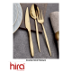 HIRA ISTANBUL GOLD  Ложка кофе-еспрессо 1.5mm 18/10 - IG007