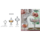 Цукорниця висока 25 см. Diamond Pasabahce - 97242