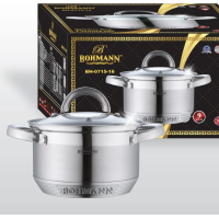 Кастрюля 3.9л. з кришкою 20см, Bohmann - BH 0715-20