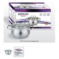 Каструля 7.6л.з кришко 26cm. BOHMANN  - BH 5114-26