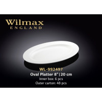 Wilmax Блюдо овальне з-полями 20см WL-992497