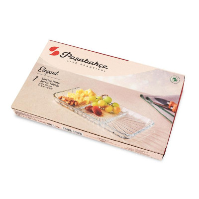 Блюдо з роздільником 28Х16 сm. Elegant Pasabahce - 54983
