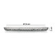 Блюдо з роздільником 28Х16 сm. Elegant Pasabahce - 54983