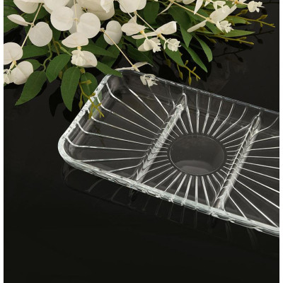 Блюдо з роздільником 28Х16 сm. Elegant Pasabahce - 54983